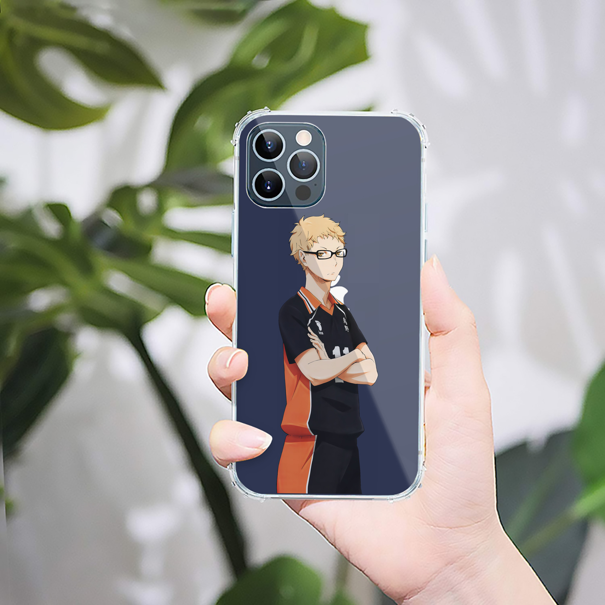 （画像用） ハイキュー!! Haikyu!! 【iPhone 12シリーズ対応】透明スマホケース（クリアソフトケース）